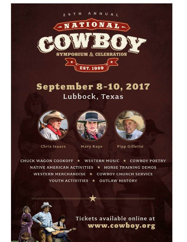 national cowboy symposium poster Lubbock Cultural District