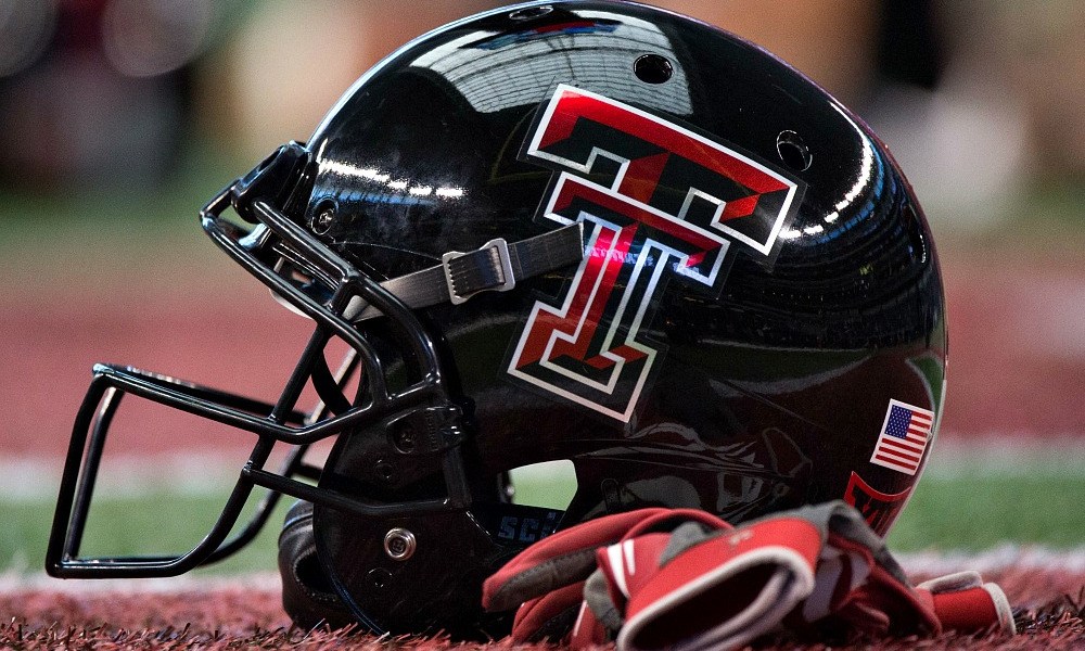 TTU Football helmet Lubbock Cultural District