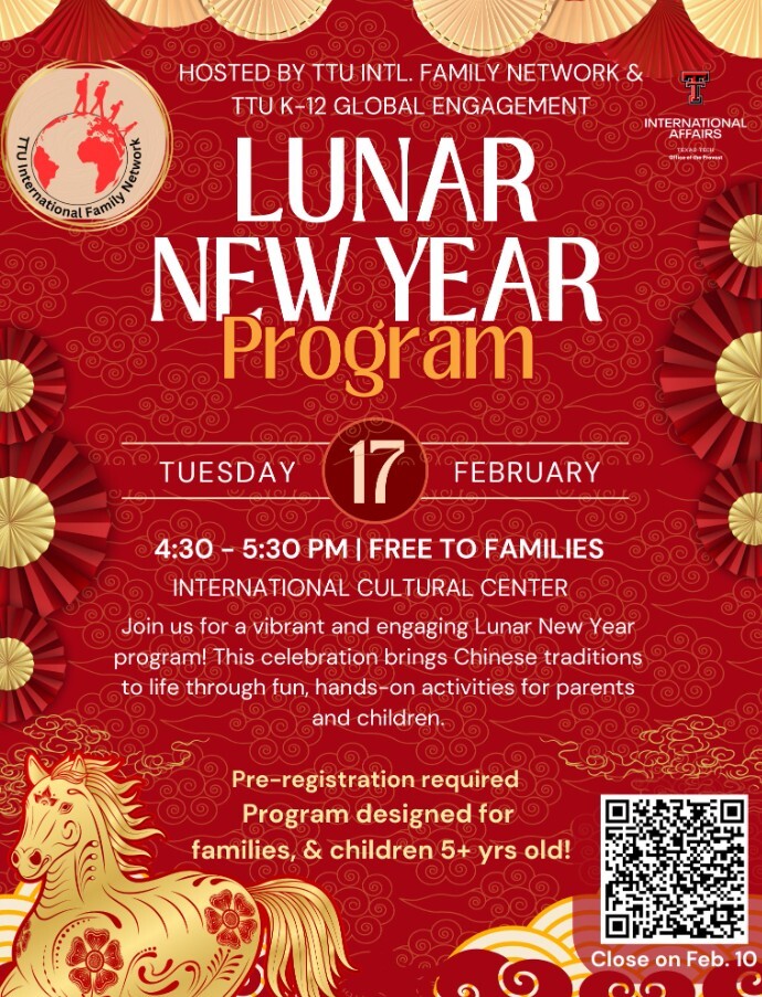 2026 Chinese New Year | TTU Chinese Language and Culture ...