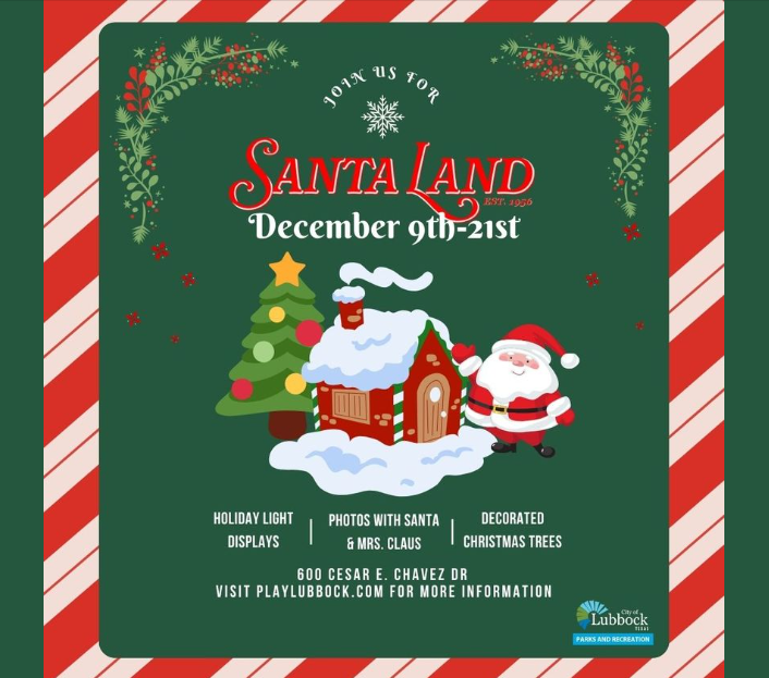 67th Annual Santa Land Lubbock Parks and Recreation Mackenzie Park